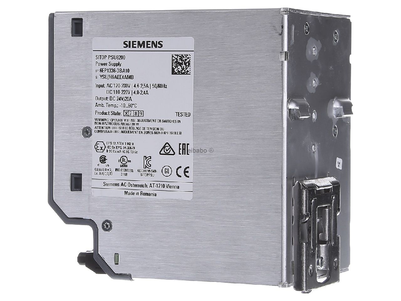 Siemens SITOP PSU8200 24V 20A Industrial Power Supply – 6EP1336-3BA10