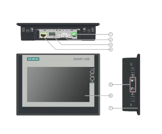 Siemens SIMATIC HMI KTP700 Basic Panel 7-Inch Touch/Key Panel-6AV6648-0CC11-3AX0