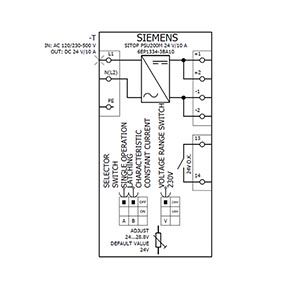 Siemens SITOP PSU8200 24V 5A Industrial Power Supply-6EP1334-3BA10