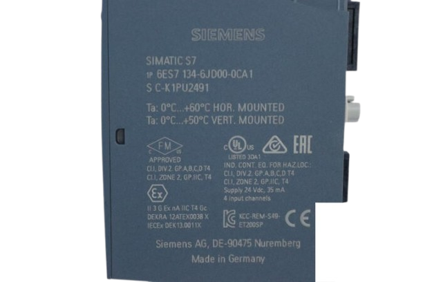 Siemens SIMATIC ET 200SP Analog Input Module AI 4xI 2-Wire Standard-6ES7134-6JD00-0CA1