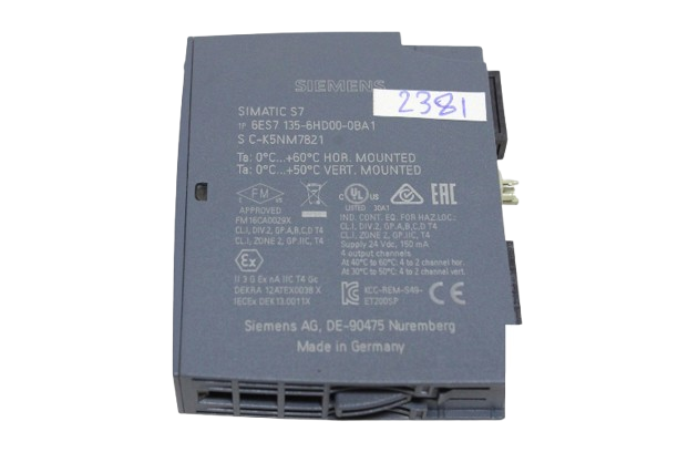 Siemens SIMATIC ET 200SP Analog Output Module AQ 4xU/I Standard-6ES7135-6HD00-0BA1