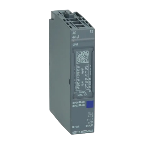 Siemens SIMATIC ET 200SP Analog Output Module AQ 4xU/I Standard-6ES7135-6HD00-0BA1