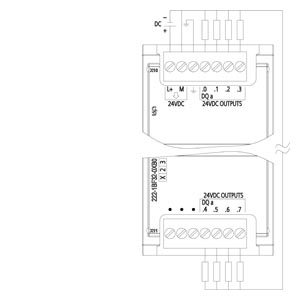 Siemens SIMATIC S7-1200 Digital Output Module DO 8x Relay 2A-6ES7222-1BF32-0XB0