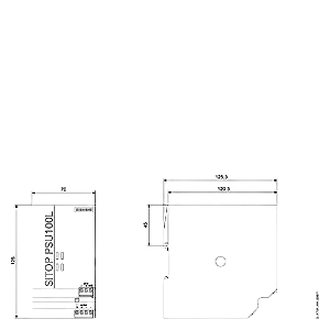 Siemens SITOP PSU100C 24V 2.5A Stabilized Power Supply-6EP1334-1LB00
