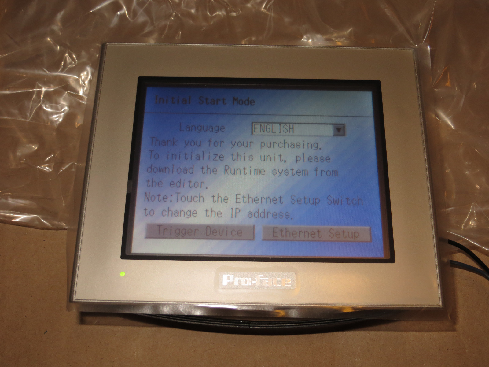 ProFace PFXGP3300SAD Operator Panel AGP3300-S1-D24 | Industrial HMI Made in Japan