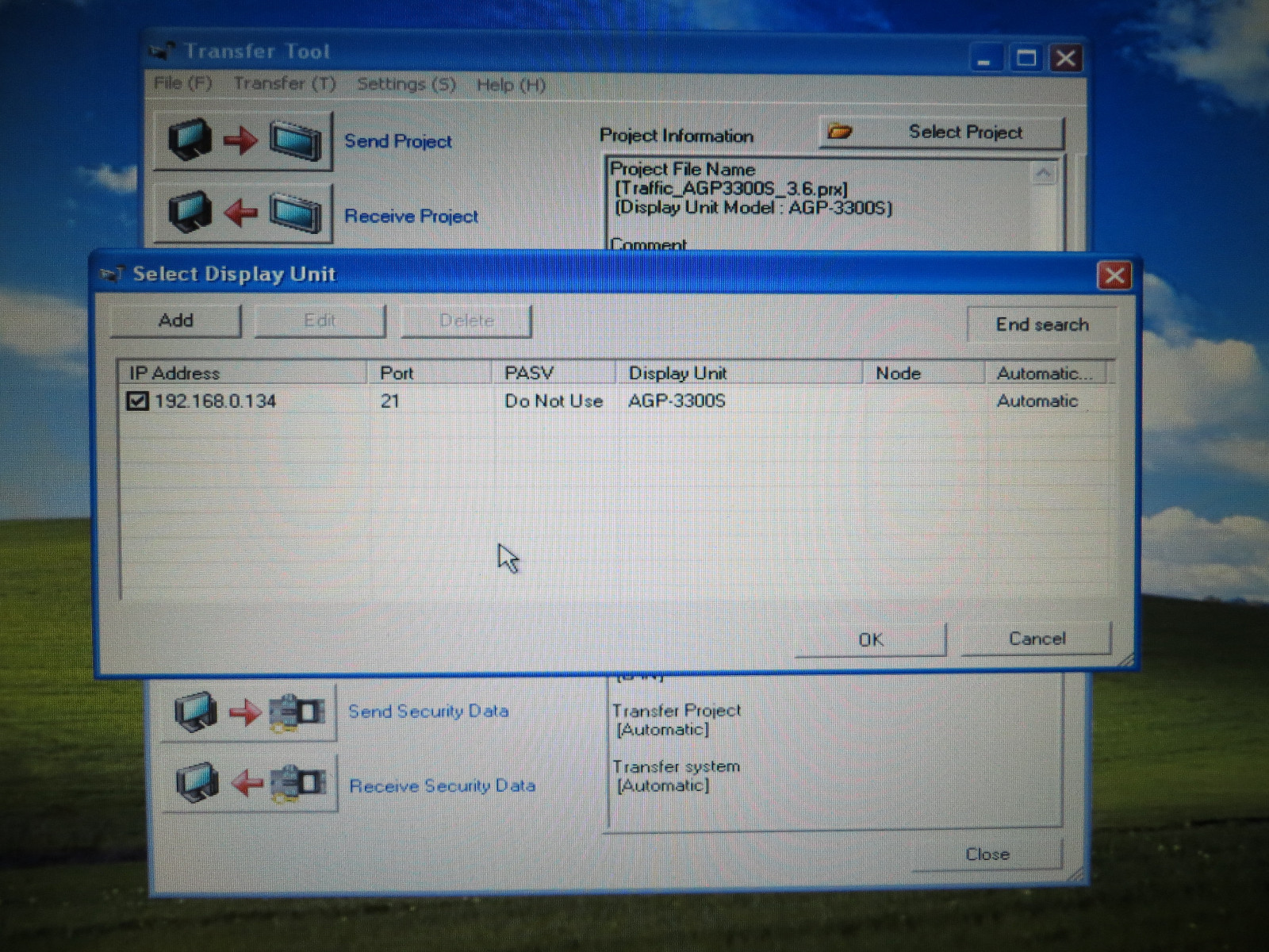 ProFace PFXGP3300SAD Operator Panel AGP3300-S1-D24 | Industrial HMI Made in Japan