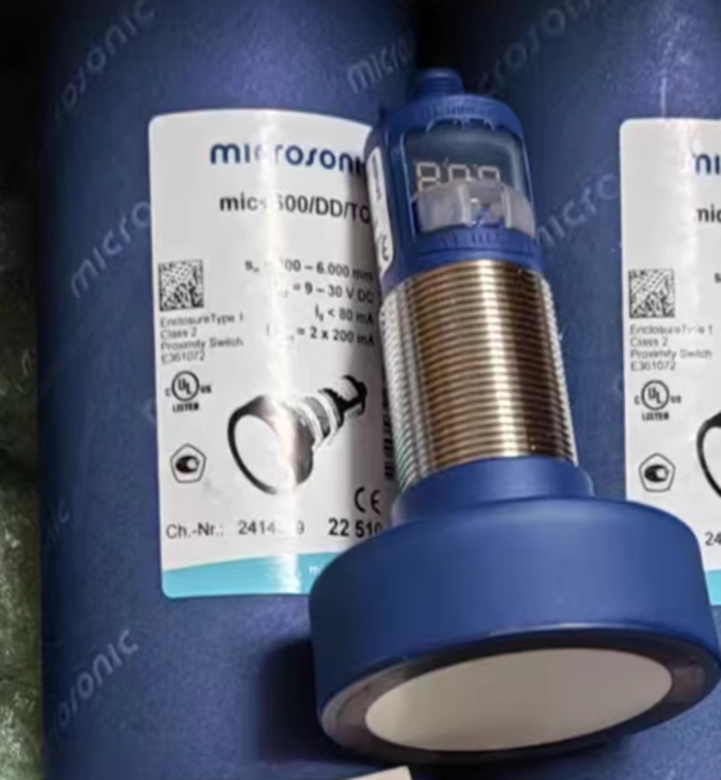 microsonic mic+600/DD/TC Ultrasonic Sensor M30 600-8000mm