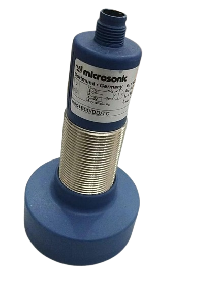 microsonic mic+600/DD/TC Ultrasonic Sensor – M30, 600–8000 mm Detection, 2 × PNP
