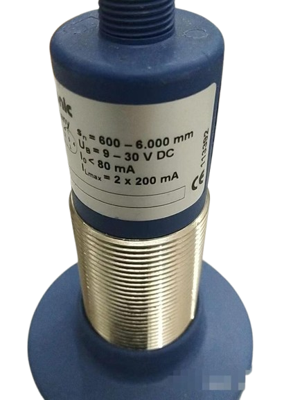 microsonic mic+600/DD/TC Ultrasonic Sensor – M30, 600–8000 mm Detection, 2 × PNP