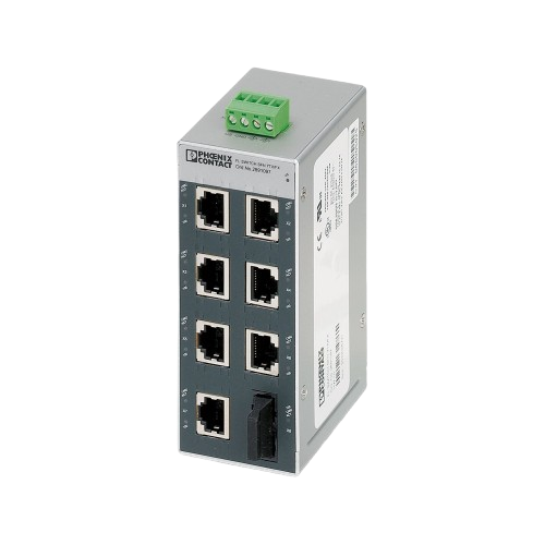 Phoenix Contact 2891110 FL SWITCH SFN 7TX/FX ST Industrial Ethernet Switch – 7 RJ45 + 1 FO Port