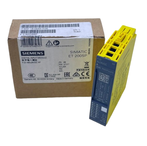Siemens 6ES7136-6BA00-0CA0 – ET 200SP Safety Digital Input Module (F-DI 8 × 24V DC HF)
