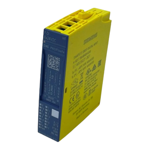Siemens 6ES7136-6BA00-0CA0 – ET 200SP Safety Digital Input Module (F-DI 8 × 24V DC HF)