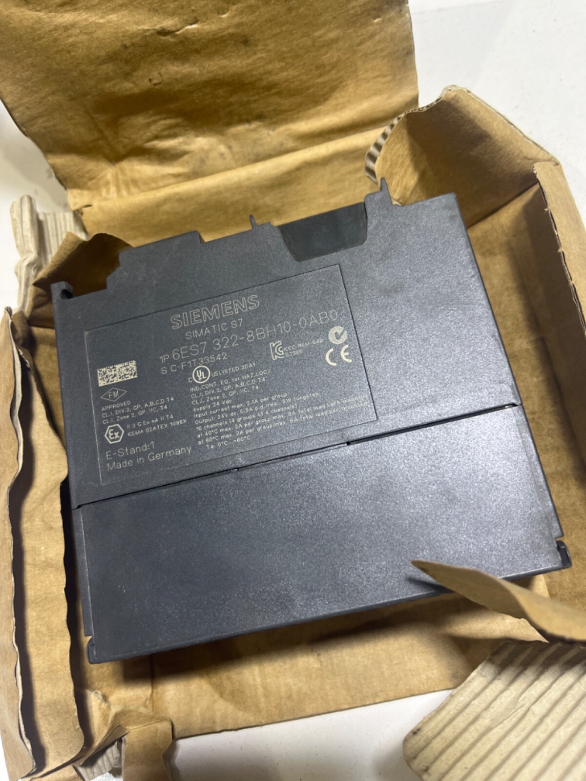 Siemens 6ES7322-8BH10-0AB0 SM322 Digital Output Module 16DO 24VDC