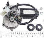 Wiper motor with mounting accessories included