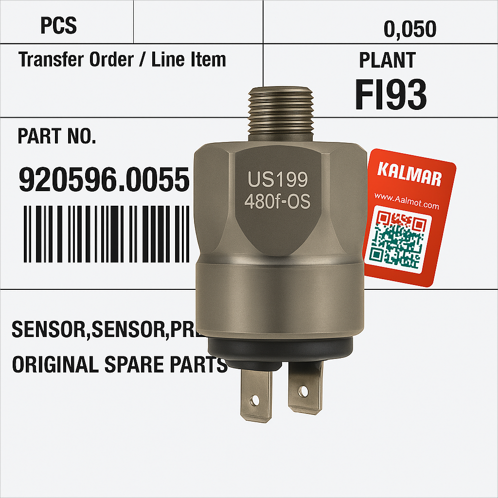 Kalmar 920596.0055 Pressure Sensor for Reach Stacker Hydraulic System