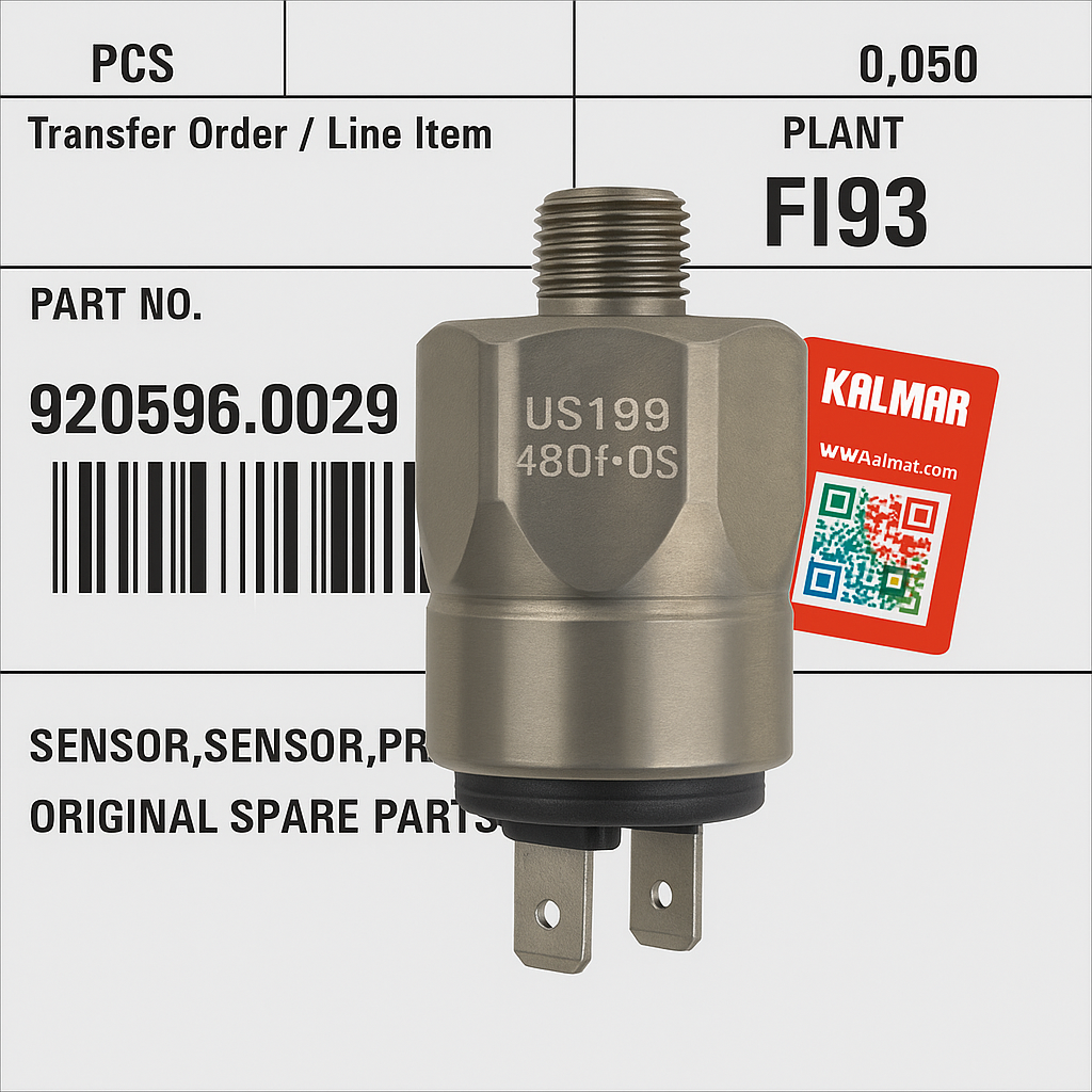 Kalmar 920596.0029 Pressure Sensor – Hydraulic Pressure Sensor for Reach Stackers