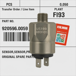 Kalmar 920596.0059 Pressure Sensor – Hydraulic Pressure Transmitter for Container Forklifts