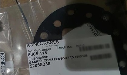 Konecranes 6008.118 Washer – OEM Locking Washer for Reach Stacker
