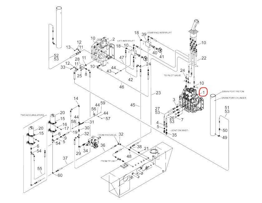 Konecranes 6055.182 Directional Control Valve for Reach Stacker and Port Equipment